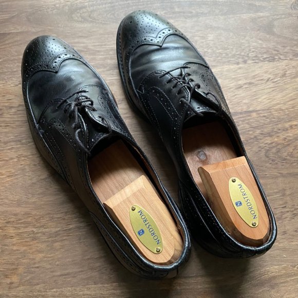 Men\'s ALLEN EDMONDS Dress Shoes - Black Wingtip main image 8